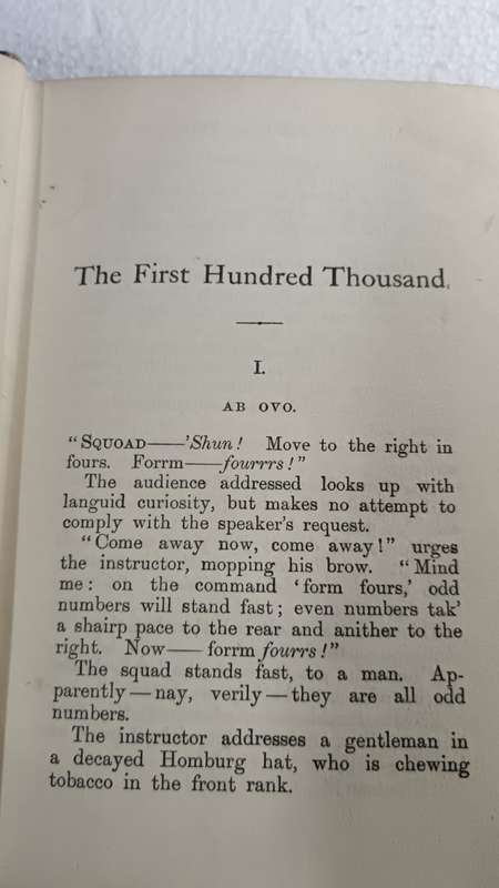 The First Hundred Thousand: Being the Unofficial Chronicle of a Unit of 'K(1)'
