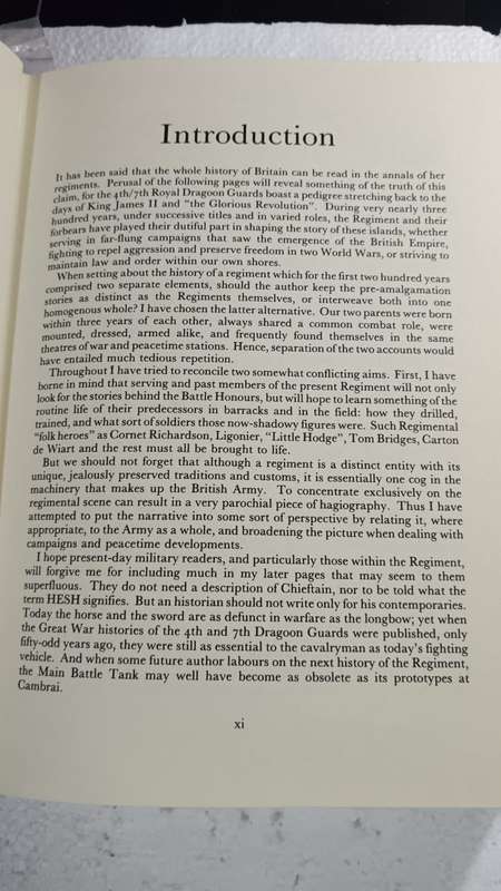Brereton. A History of the 4th/7th Royal Dragoon Guards