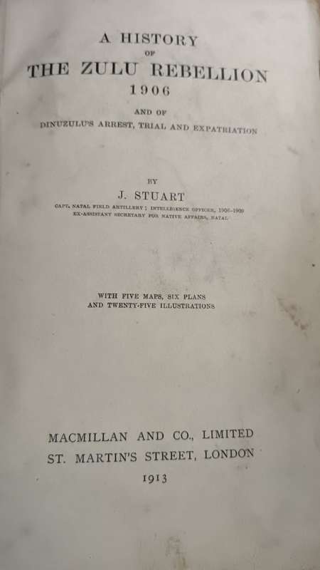 A History of the Zulu Rebellion 1906
