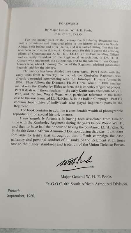 THE HISTORY OF THE KIMBERLEY REGIMENT 1876-1962