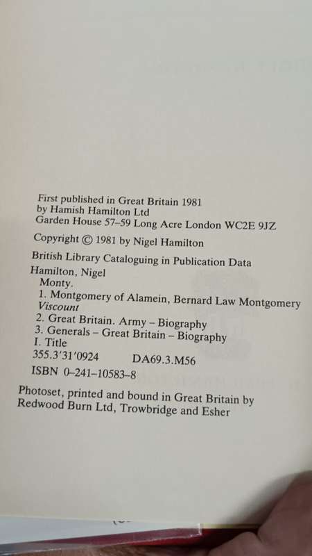 MONTY - The Making of a General 1887 - 1942