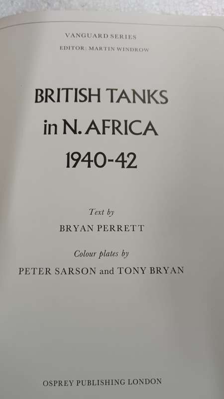 British Tanks in N. Africa 1940-42