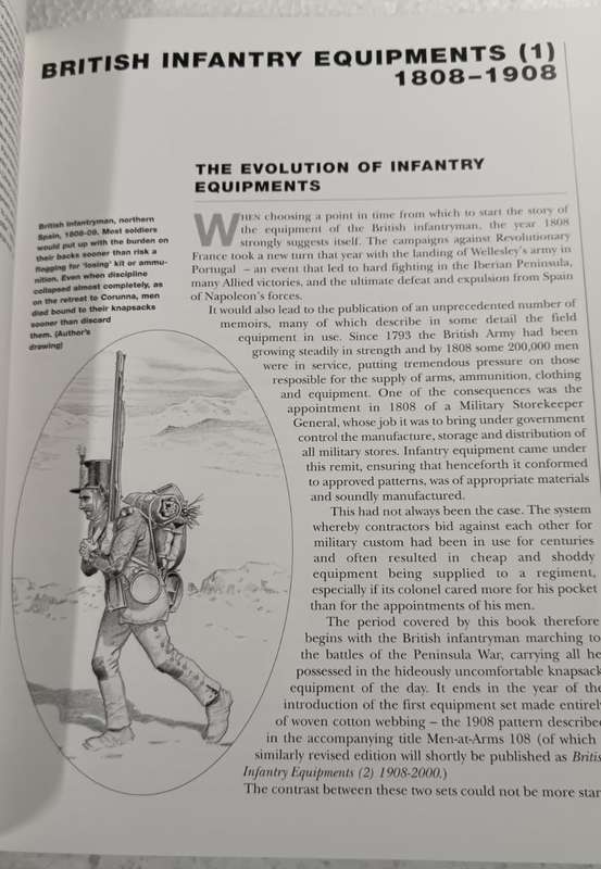 British Infantry Equipments 1808-1908 (Men at Arms)