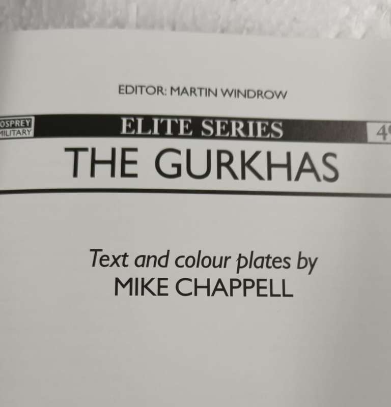 The Gurkhas Book by Michael Chappel
