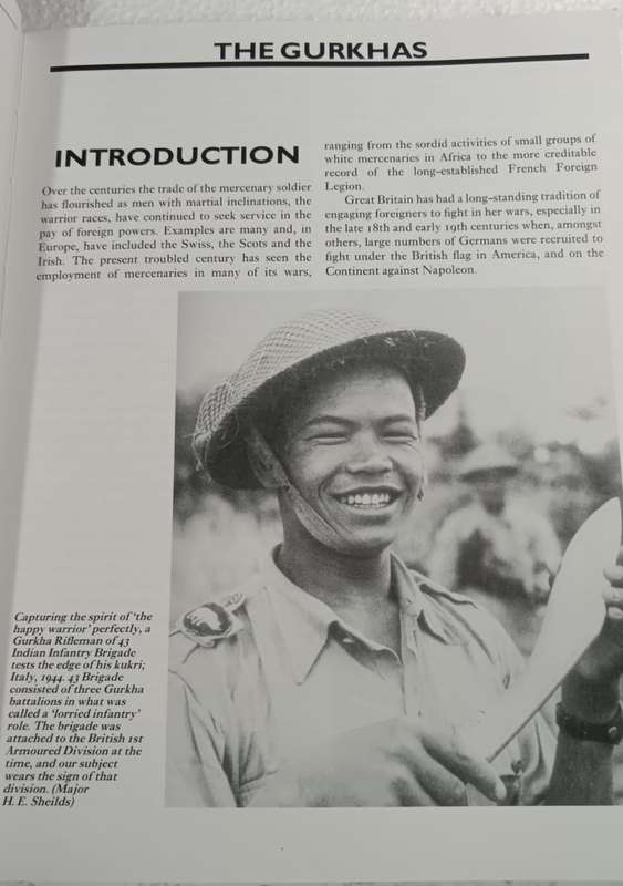 The Gurkhas Book by Michael Chappel