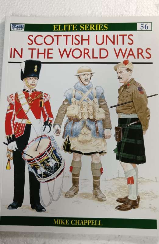 Scottish Divisions in the World Wars Book by Michael Chappell