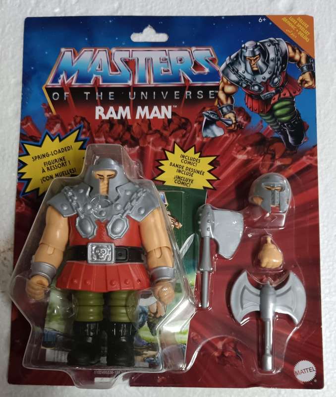 Masters Of The Universe (Motu) Origins RAM MAN Figure Moc