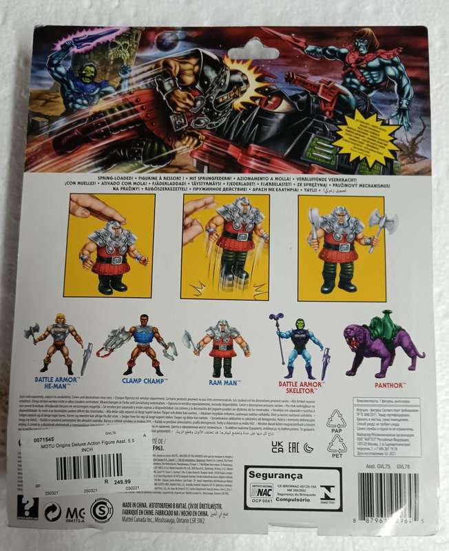 Masters Of The Universe (Motu) Origins RAM MAN Figure Moc
