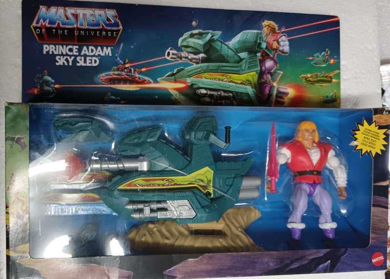 Masters of the Universe: Origins - Prince Adam + Sky Sled Action Figure