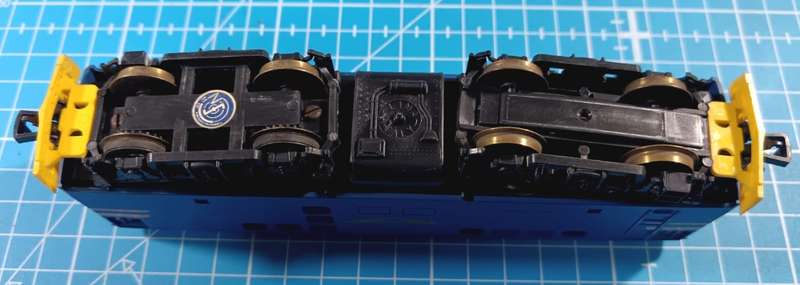 HO SCALE : LIMA SAR BLUE 5E ELECTRIC DUMMY LOCOMOTIVE