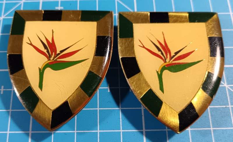 SADF - 6 SA Infantry Shoulder Flash Pair