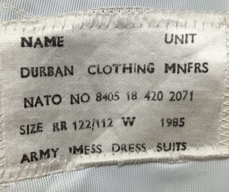SADF - Complete Mess Dress Uniform
