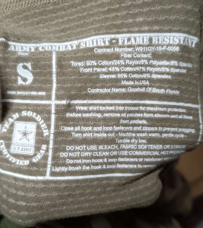 International - British Army Combat Shirt ( Flame Resistent )
