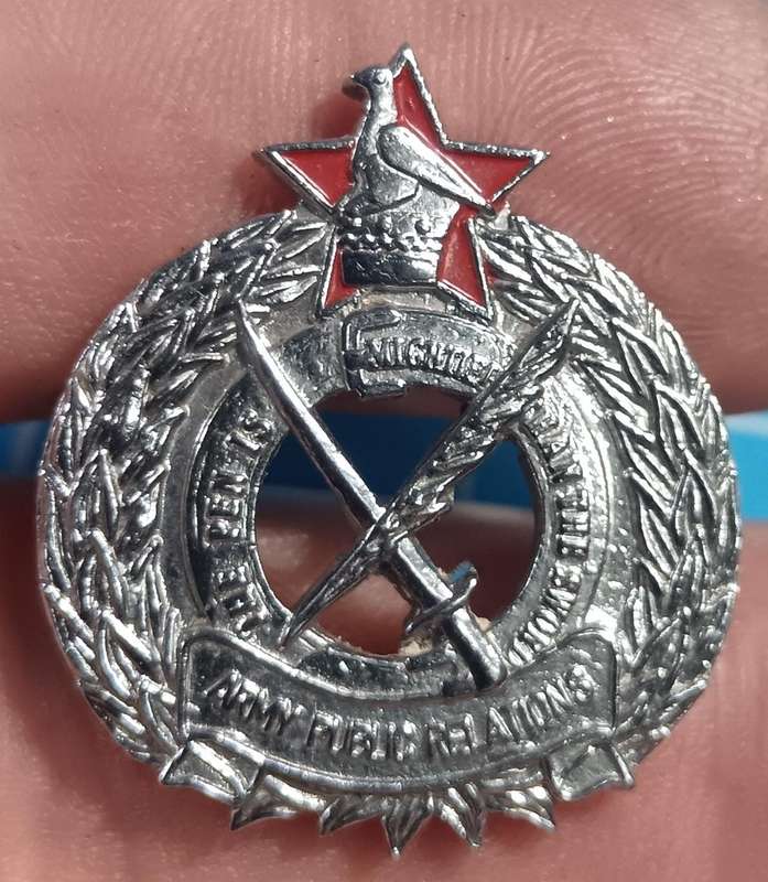 Zimbabwe - Army Public Relations Cap Badge