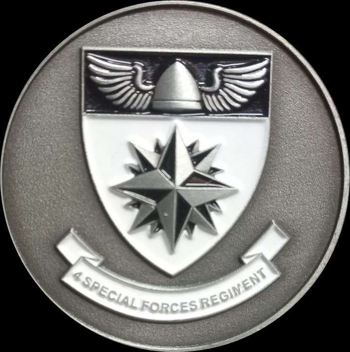 SADF/SANDF - 4 Special Forces ( Recce ) Challange Coin ( Numbered )