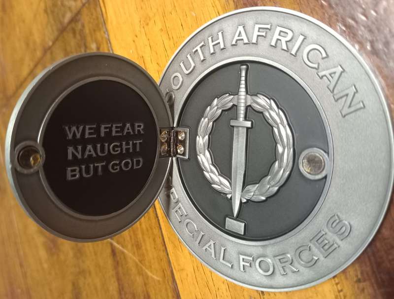 SADF/SANDF - Large Special Forces ( Recce ) Challange Coin ( Special Piece )