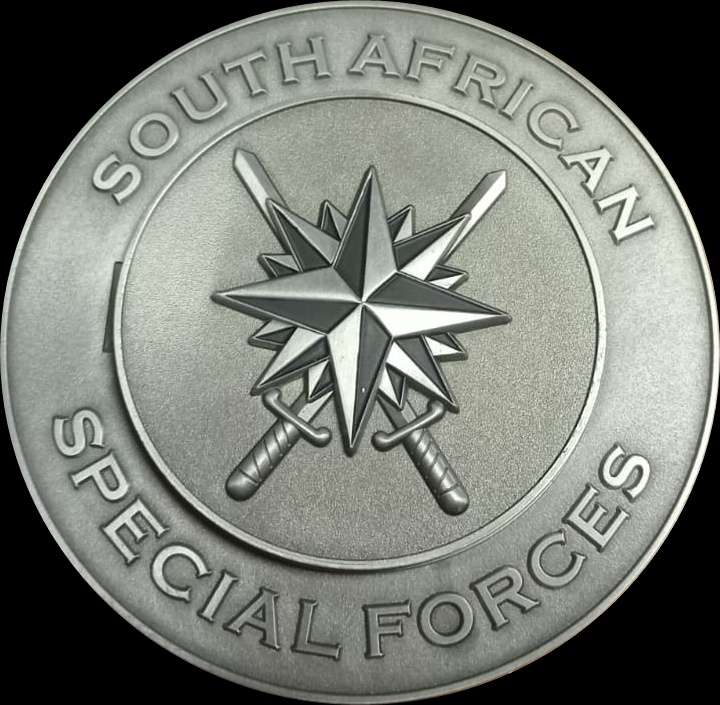 SADF/SANDF - Large Special Forces ( Recce ) Challange Coin ( Special Piece )