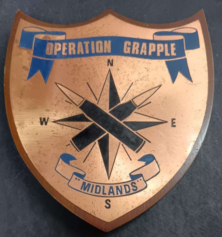 Rhodesia - Operation Grapple Plaque