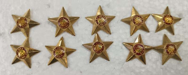 SADF/SANDF - Smaller Rank Star Lot ( 10 Per Set - 8 Sets Available )