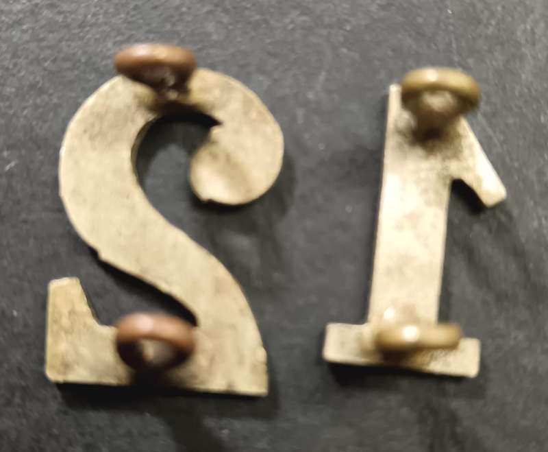Vintage Badge Pair