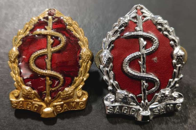 SADF - Medical Corps Badge Pair