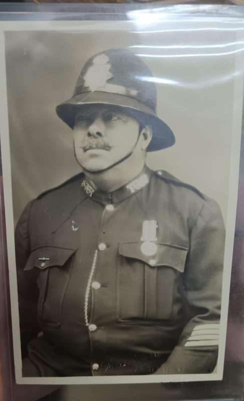 Vintage Police Officers Postcard