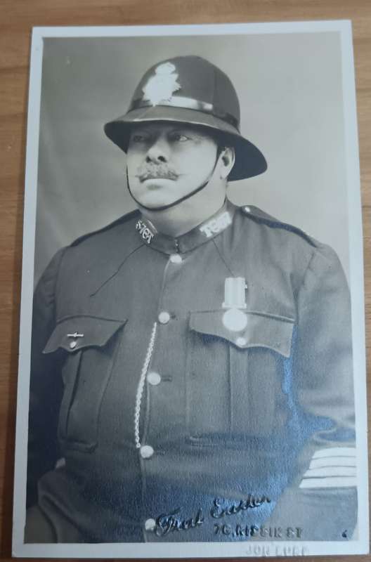 Vintage Police Officers Postcard