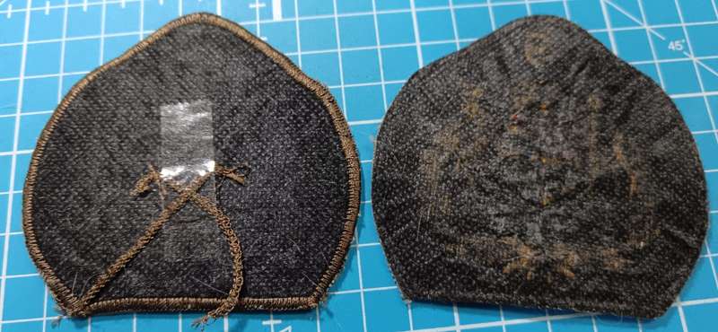SADF - 9 Division Sergeant Major Rank Badge Pair