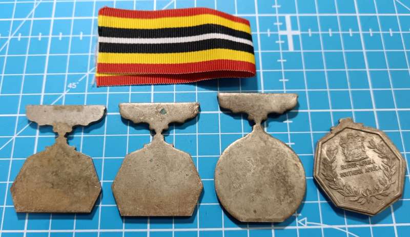 SADF - Southern Africa Medal Lot Made from a Russian T5 Tank