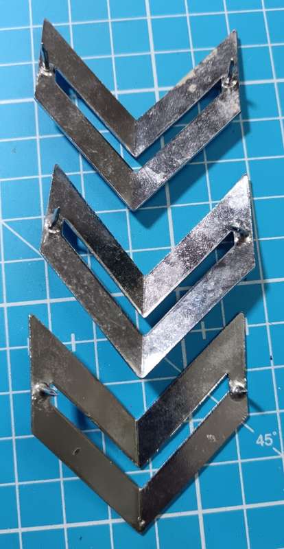 SADF - Metal Rank Badges