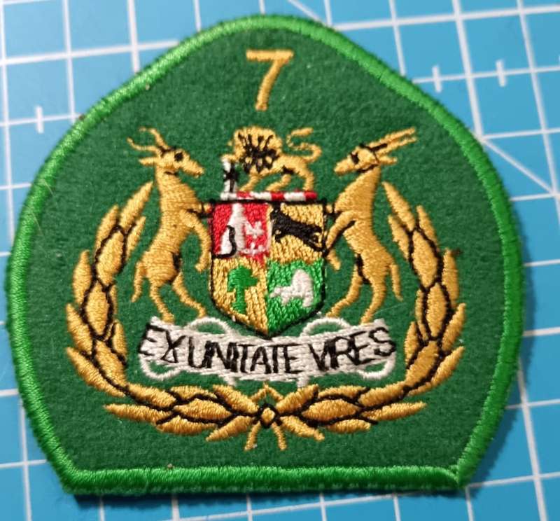 SADF - 7 Division Sergeant Major Rank Badge