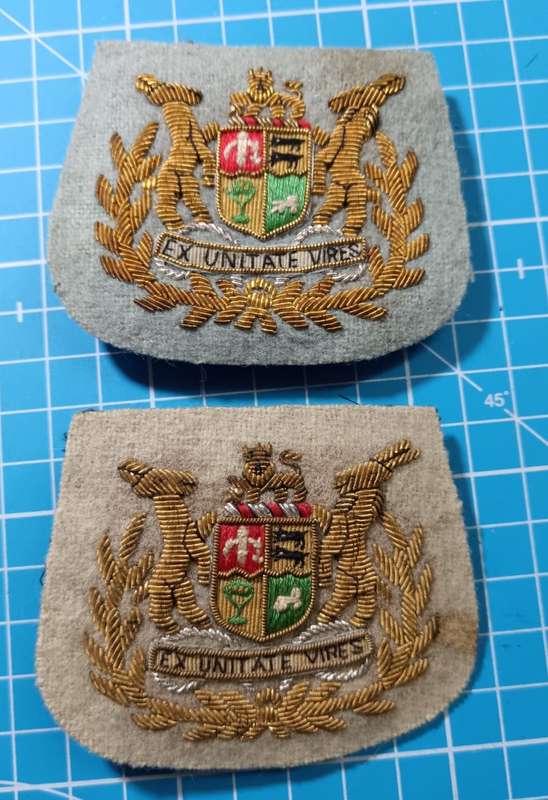 SADF - Air Force Warrant Officer Ranks ( Bullion )