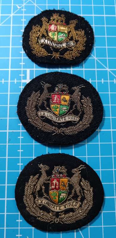SADF - Navy Warrant Officer Ranks ( Bullion Wire )