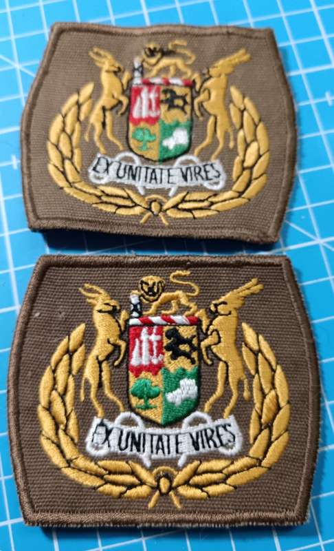 SADF - Warrant Officer Rank Badges