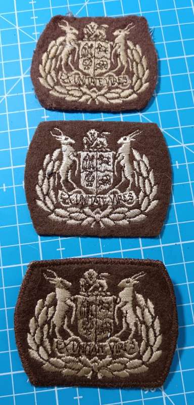 SADF - Warrant Officer Rank Badges