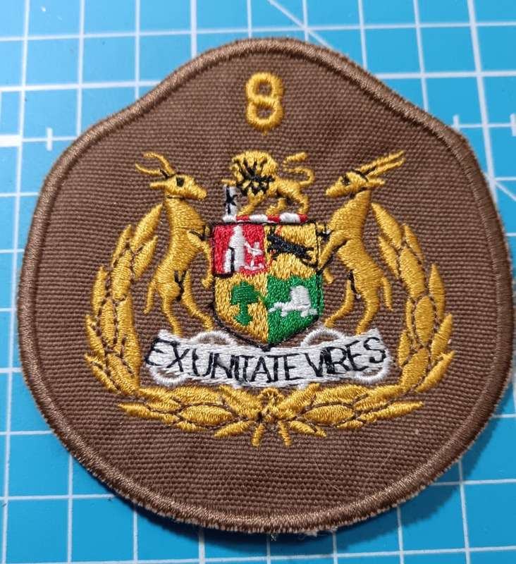 SADF - 8 Division Sergeant Major Rank Badge