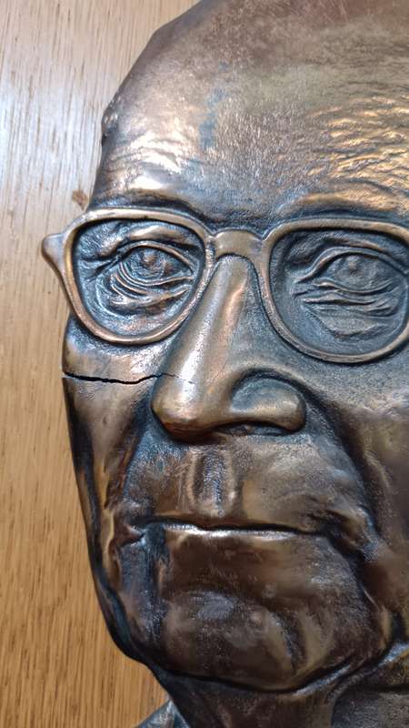 Collectible Piece - Bronze/Copper Mounted Bust