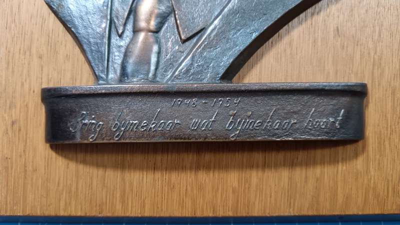 Collectible Piece - Bronze/Copper Mounted Bust
