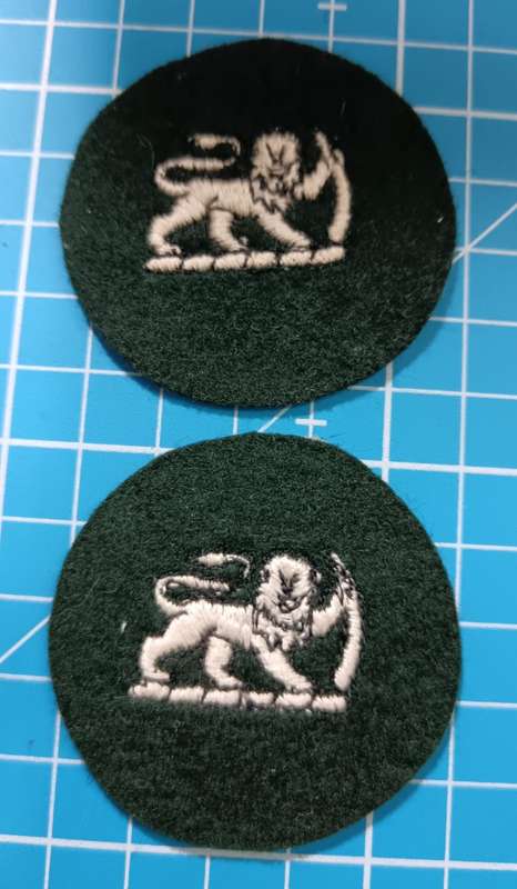 Rhodesia - Army Warrant Officer Rank Badges