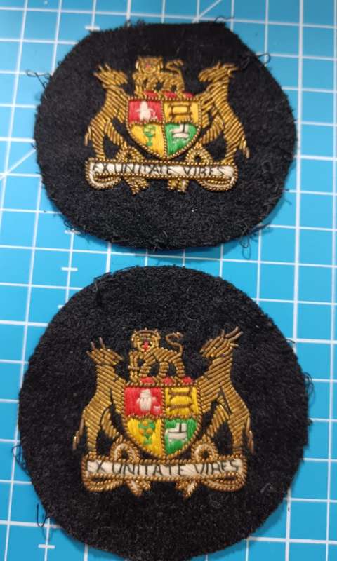 SADF - Navy Warrant Officer Ranks ( Bullion Wire )