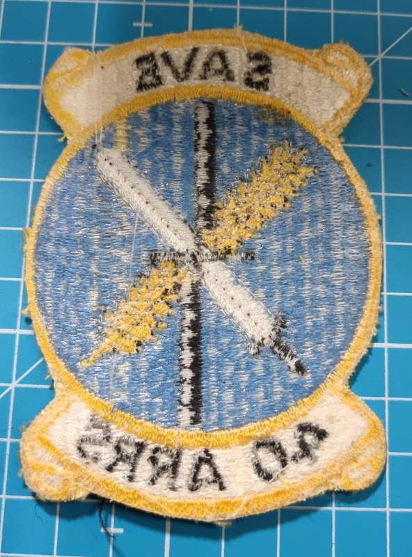 USAF 40th ARRS Air Rescue Pararescue Patch
