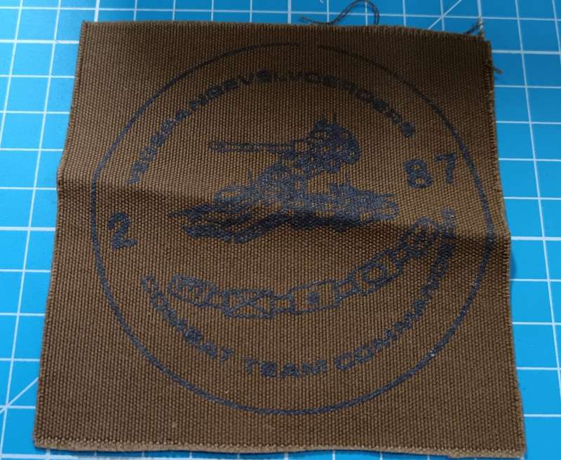 SADF - Engineers Patch Badge - Printed on Nutria