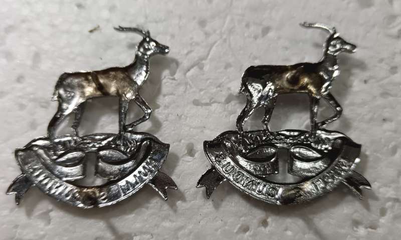 SADF - Regiment Pretoria Collar/Cap Badges