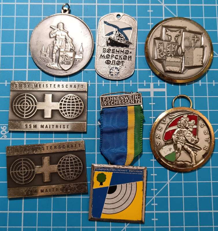 International - Swiss Shooting Medal Lot