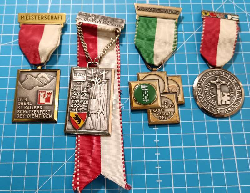 International - Swiss Shooting Medal Lot