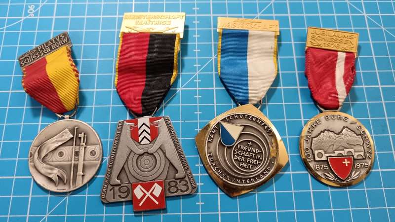 International - Swiss Shooting Medal Lot