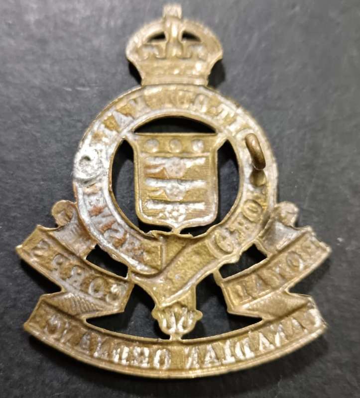 WW2 Royal Canadian Ordnance Corps RCOC Canada Army CEF Cap Badge