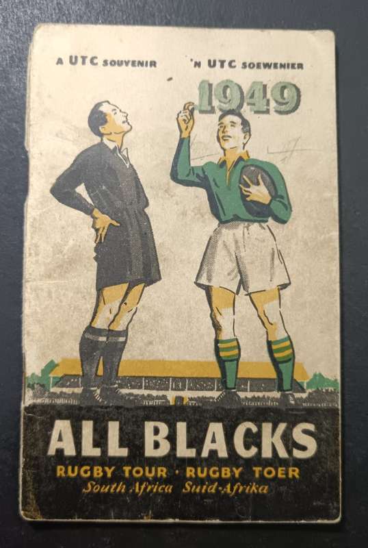 ALL BLACKS RUGBY TOUR: UTC Souvenir - RUGBY TOER, 1949: UTC Soewenier. Cape Town: Galvin & Sales Ltd