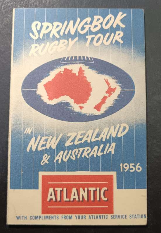 1956 Springbok Rugby Tour to New Zealand and Australia Souvenir