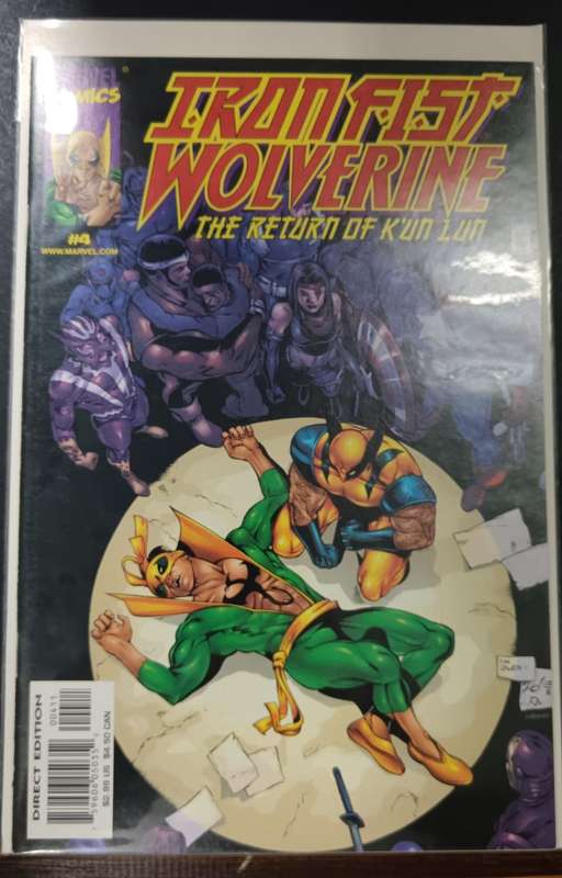 Comics - Iron Fist: Wolverine Vol 1 4 - In Protective Sleeve